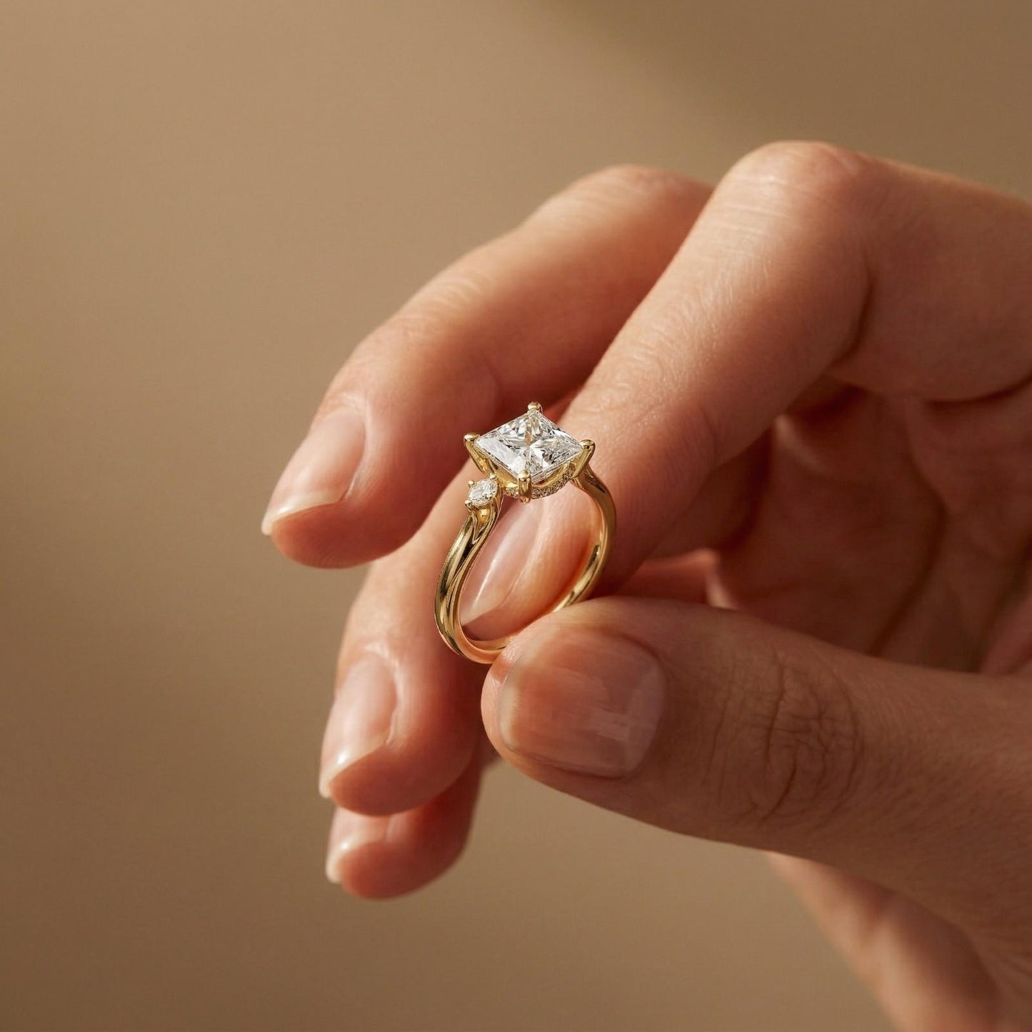 2.30Ct MoissaniteClassic Princess Cut Ring