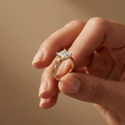 2.30Ct MoissaniteClassic Princess Cut Ring