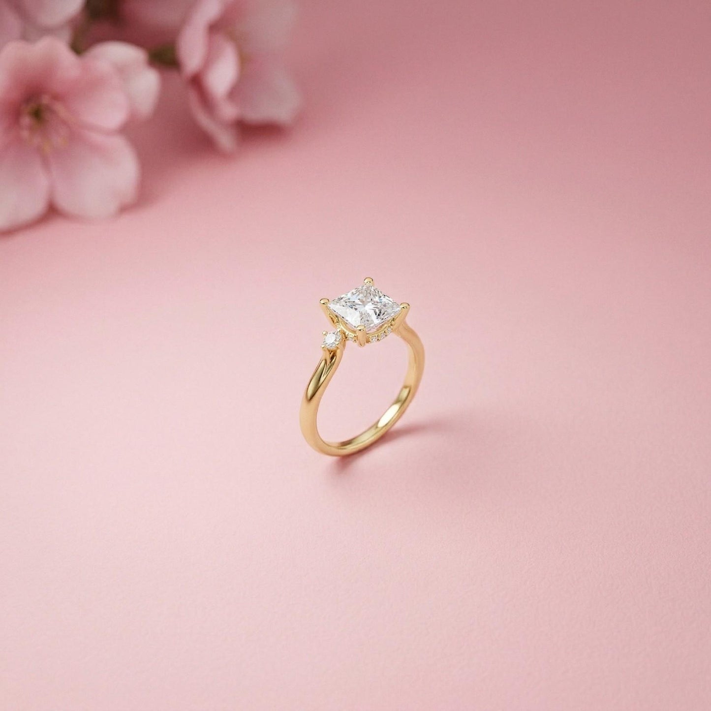 2.30Ct MoissaniteClassic Princess Cut Ring