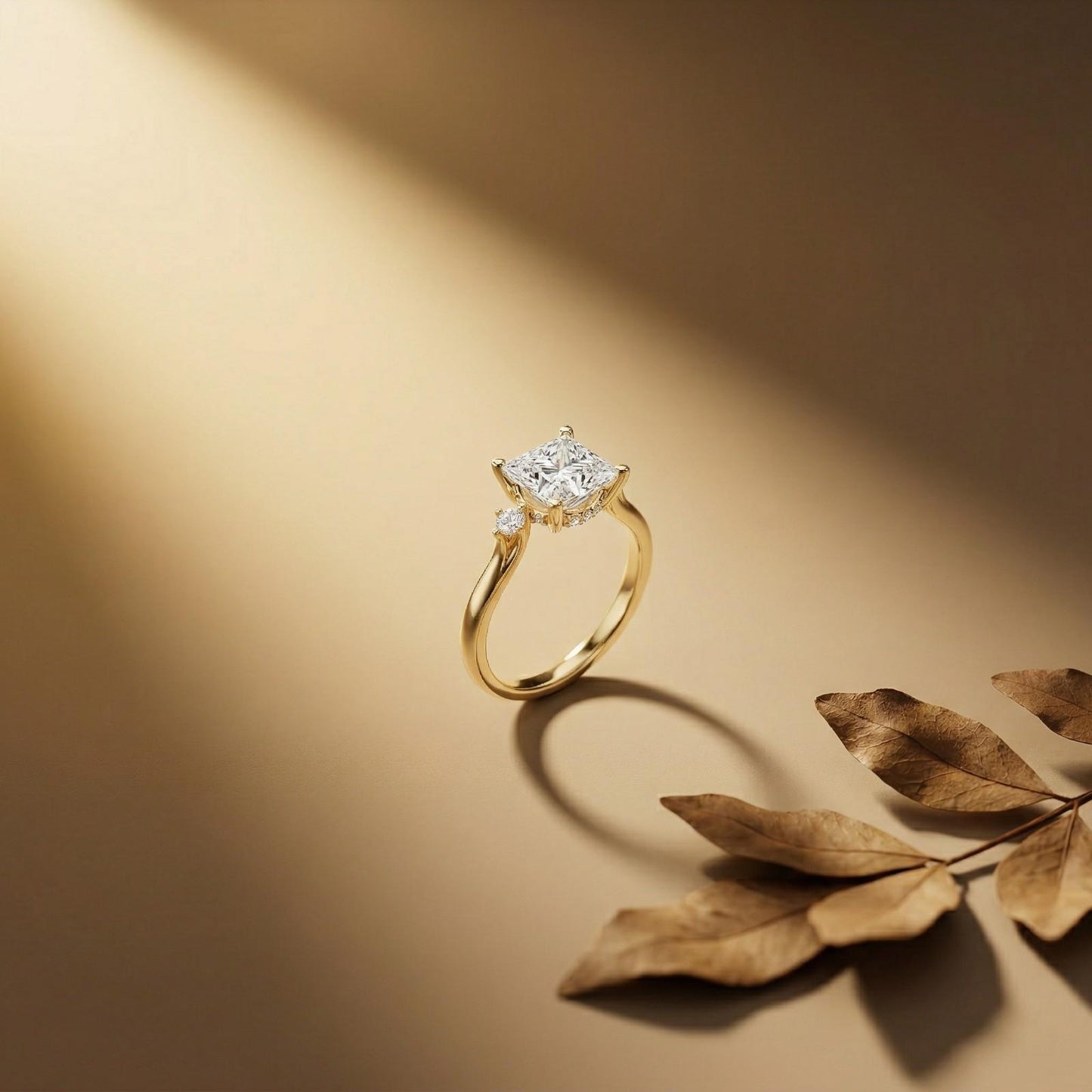 2.30Ct MoissaniteClassic Princess Cut Ring
