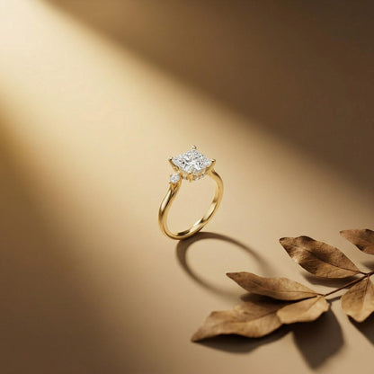 2.30Ct MoissaniteClassic Princess Cut Ring