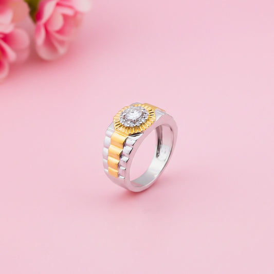 0.75Ct Moissanite Fancy Watch Style Ring For Men's