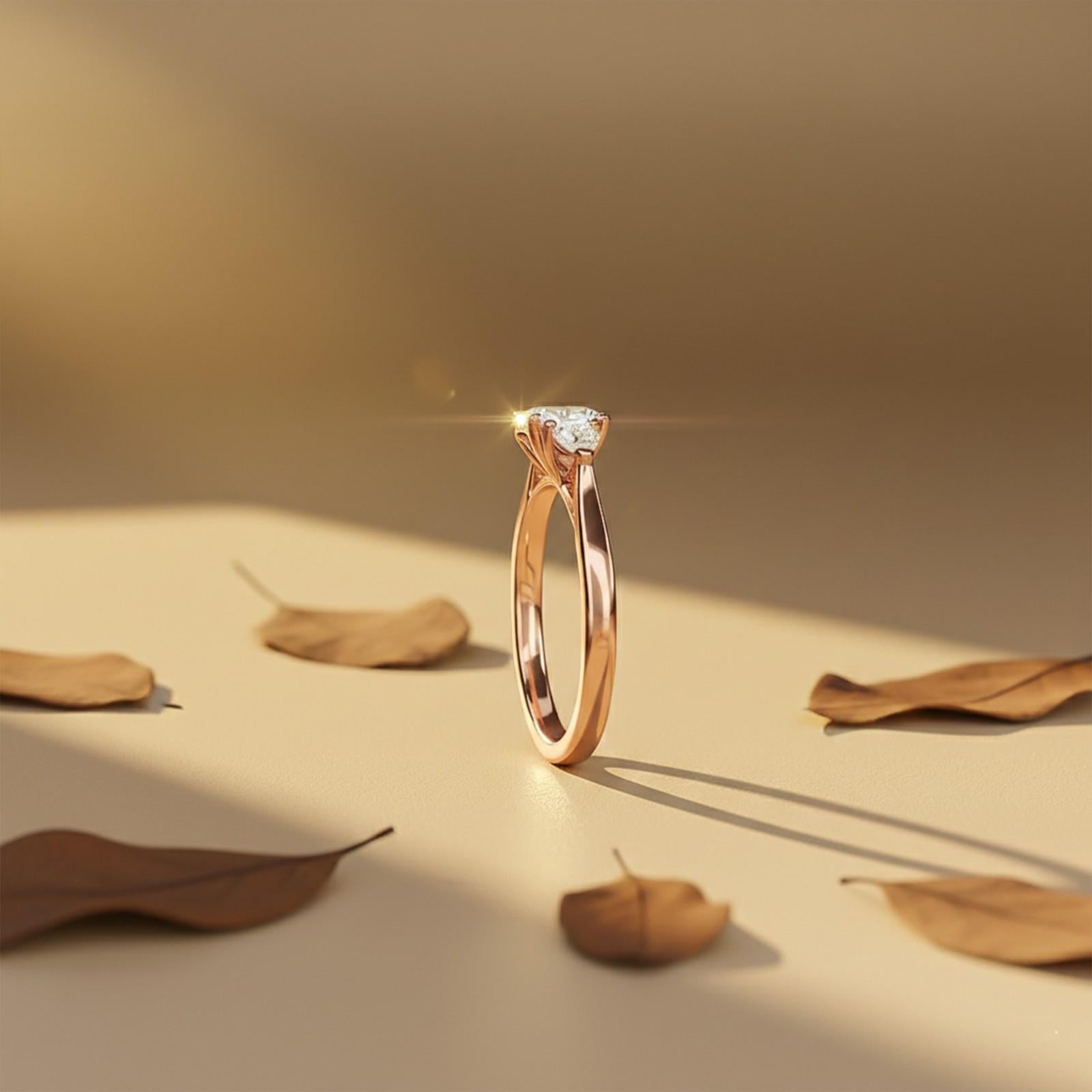 Silver Oval and Pear Moissanite Trilogy Ring