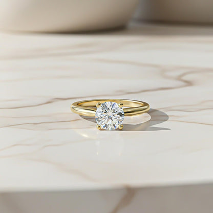 2Ctw Round Moissanite Emperor Ring