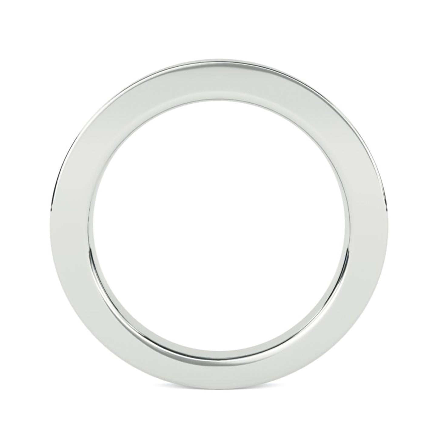 0.75Ctw Princess Moissanite Admiring Men's Band