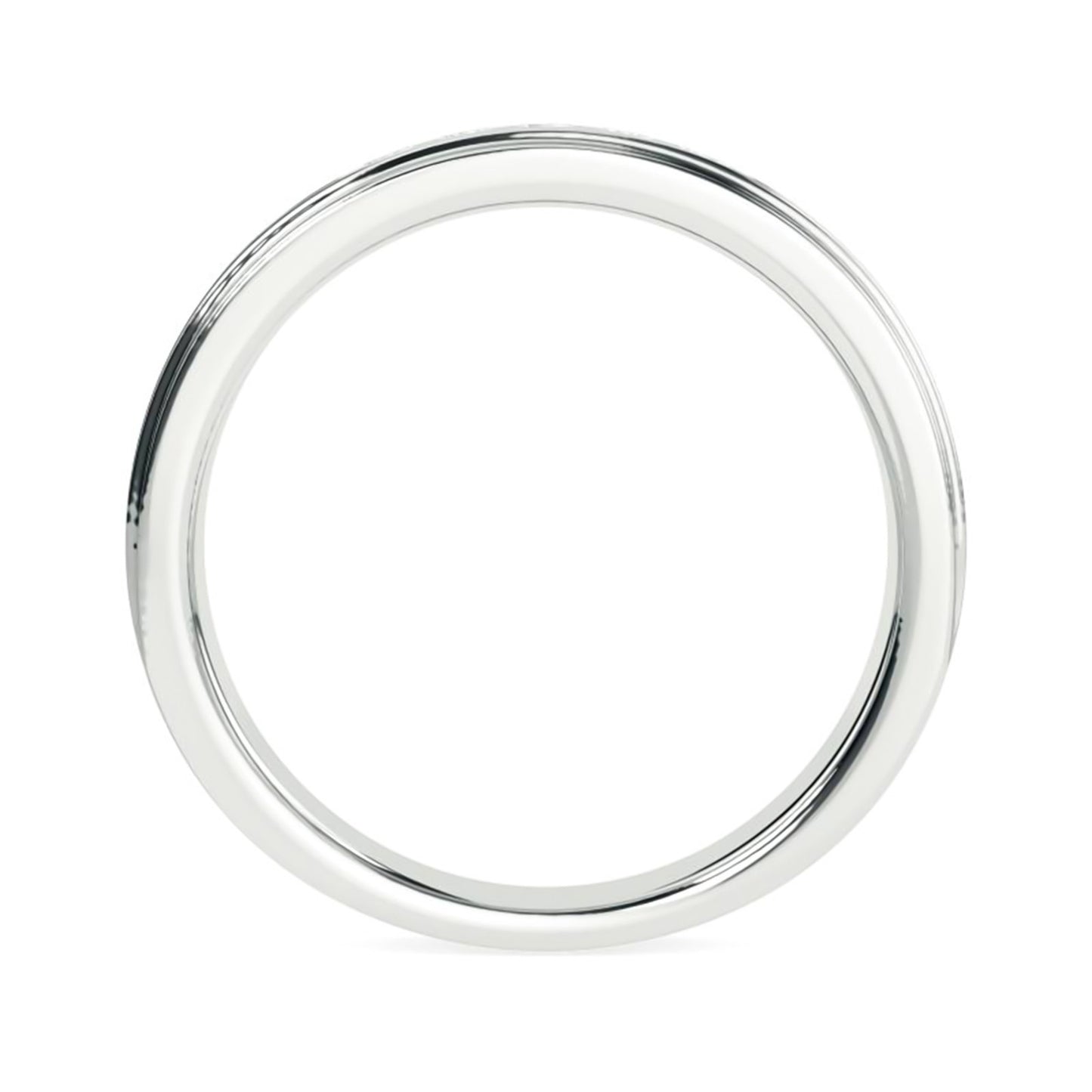 0.50Ctw Princess Moissanite Longing Men's Band