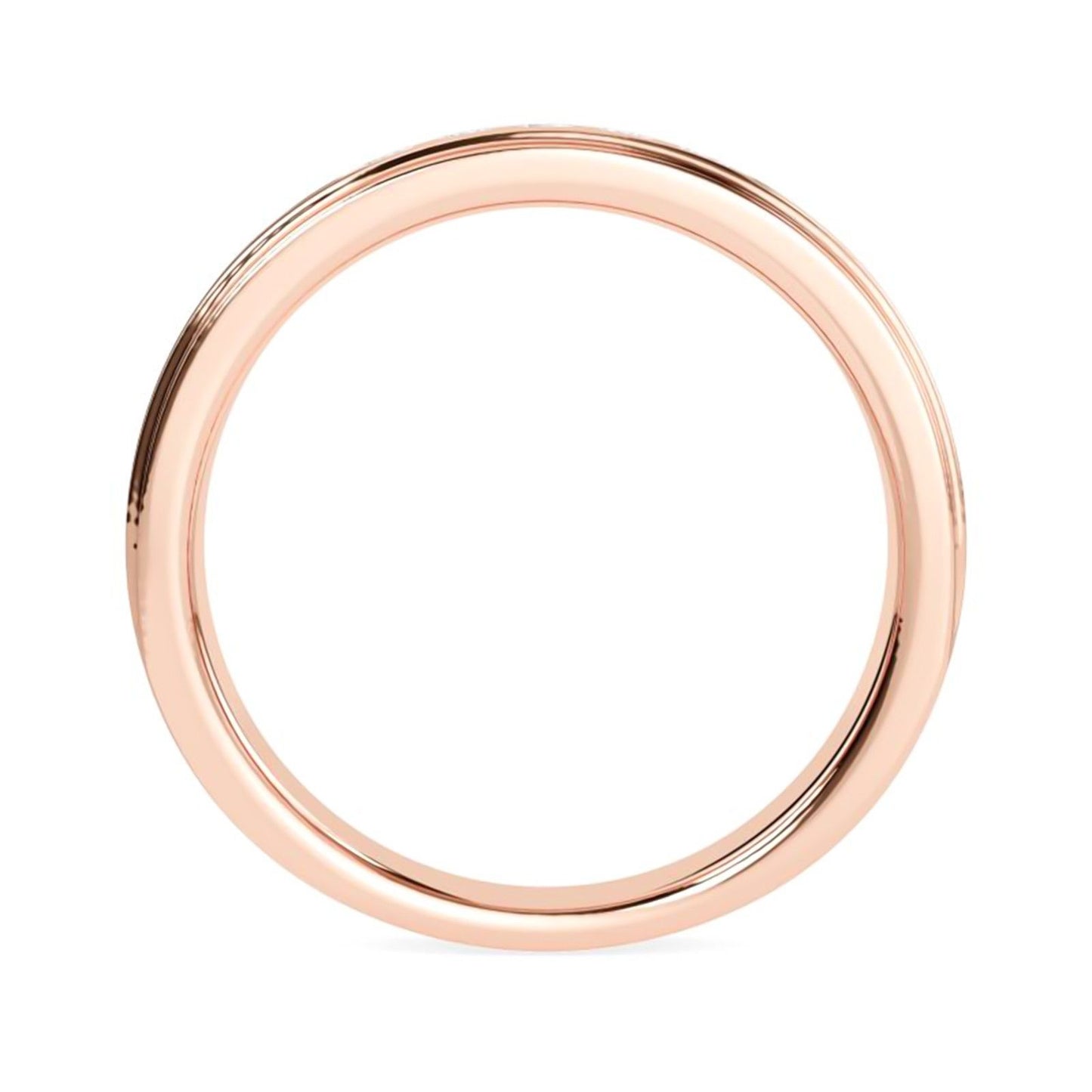 0.50Ctw Princess Moissanite Longing Men's Band