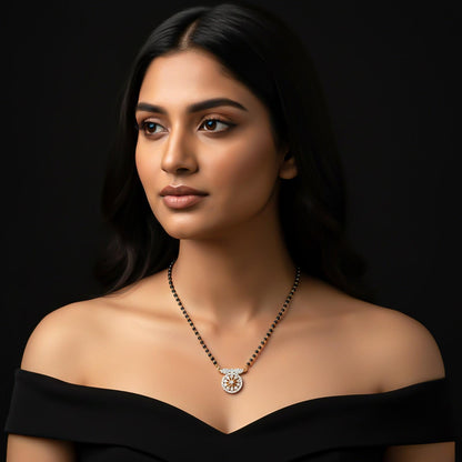 Golden Circle Of Life Mangalsutra