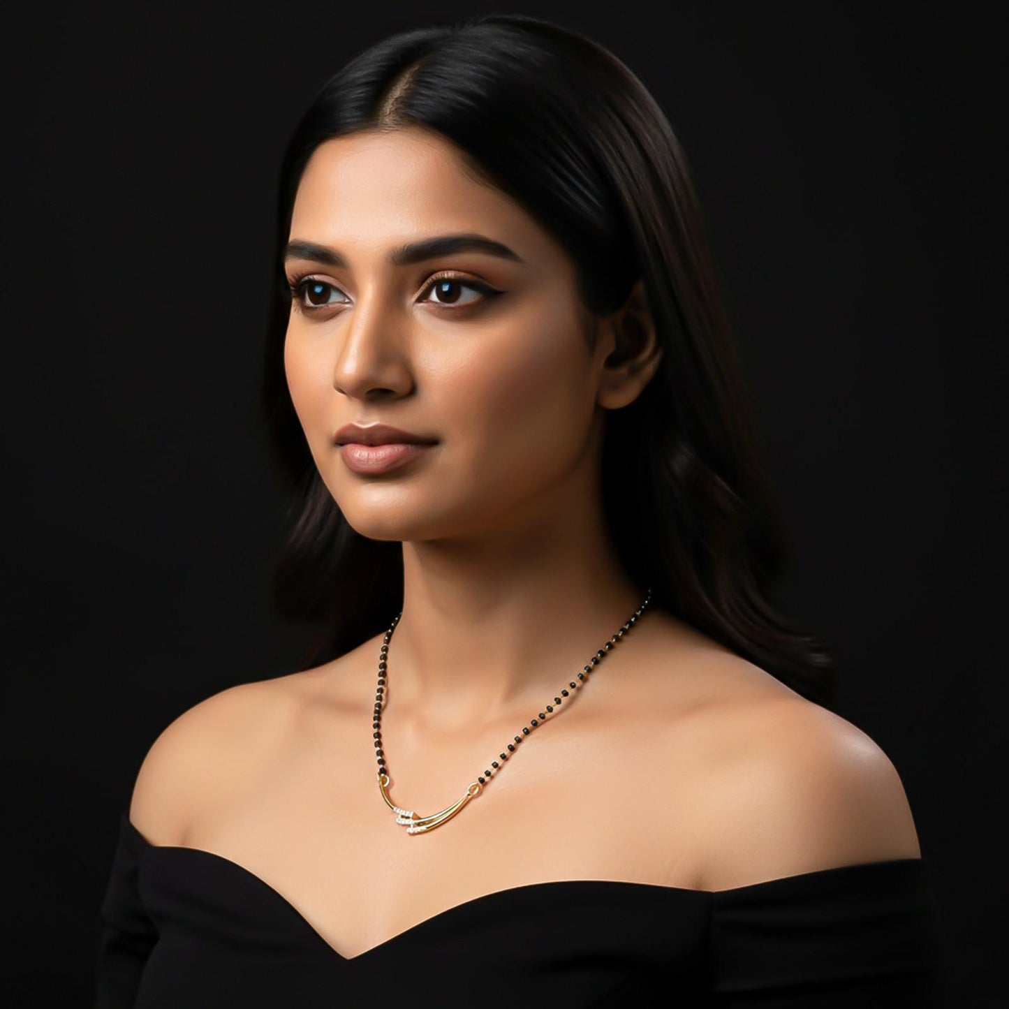 Golden Match Made In Heaven Mangalsutra