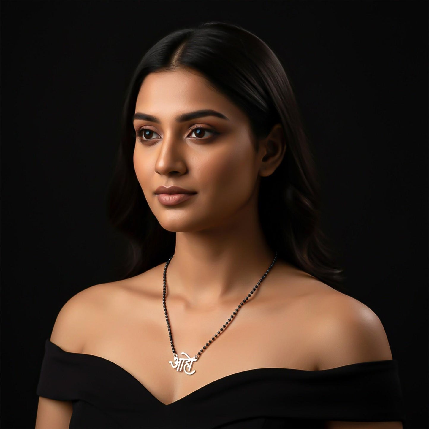 Silver AAHO (Husband) Mangalsutra