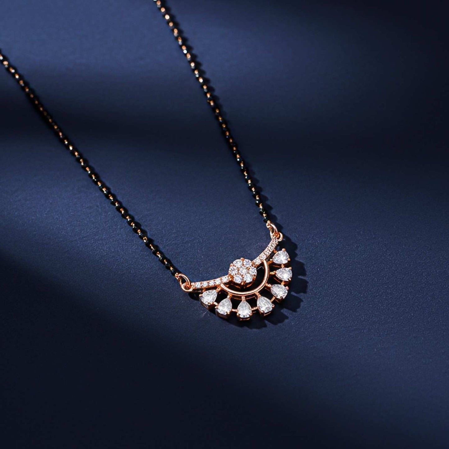 Rose Gold Sassy Mangalsutra For Wife