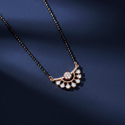 Rose Gold Sassy Mangalsutra For Wife