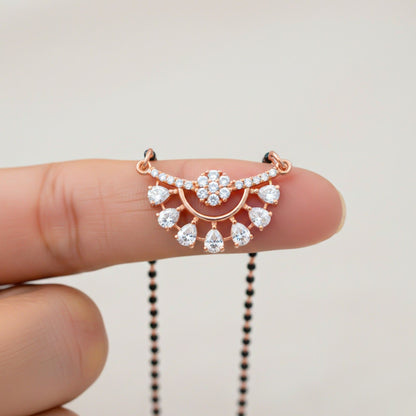 Rose Gold Sassy Mangalsutra For Wife