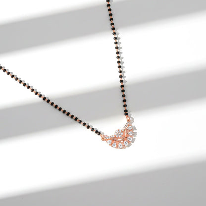 Rose Gold Sassy Mangalsutra For Wife