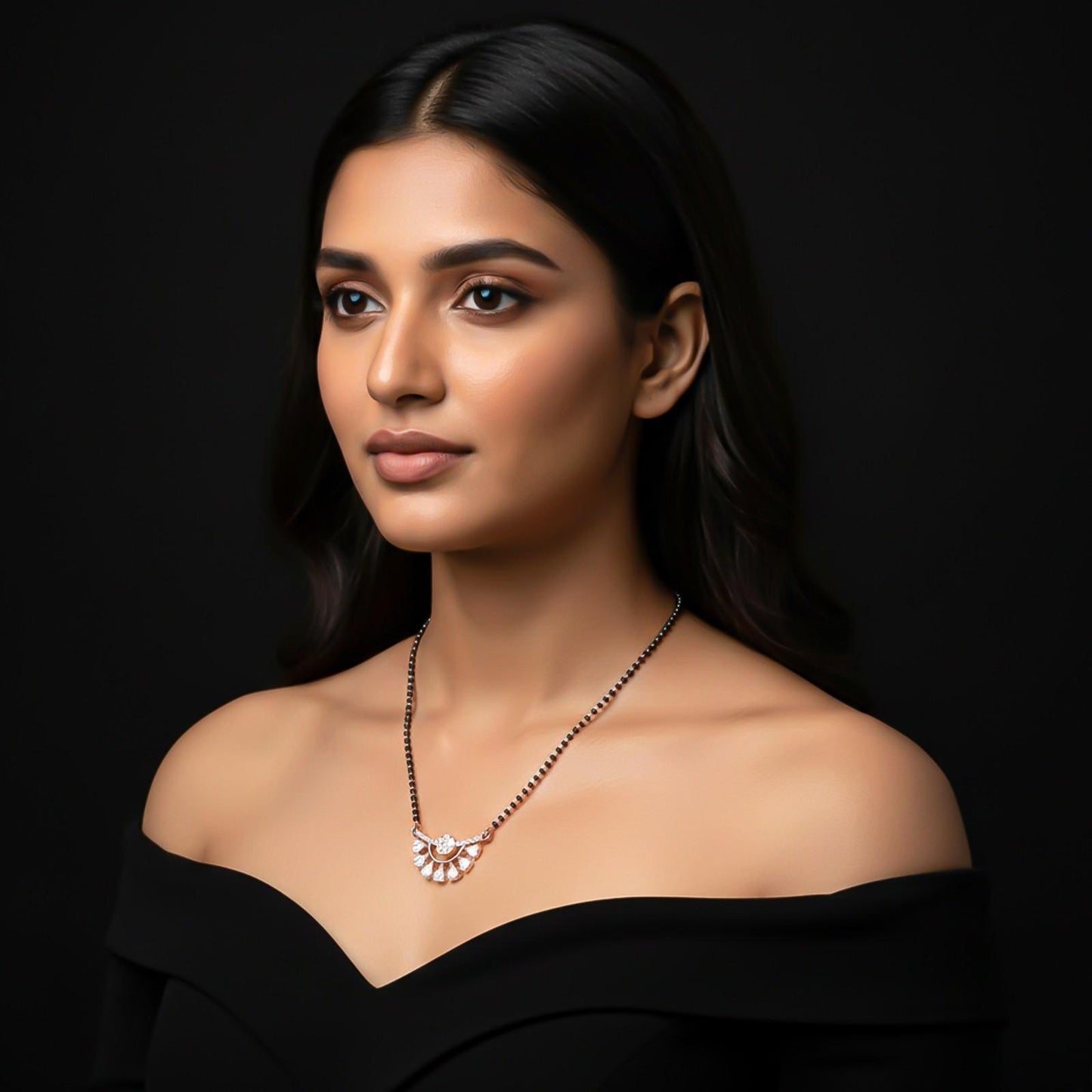 Rose Gold Sassy Mangalsutra For Wife