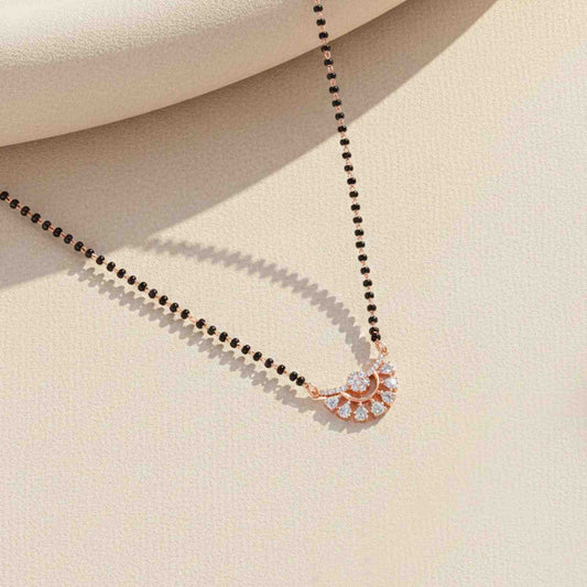 Rose Gold Sassy Mangalsutra For Wife
