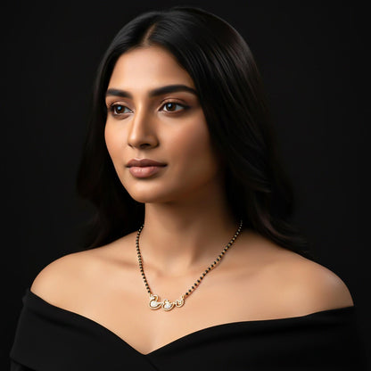 Golden Mini Ducks Theme Mangalsutra