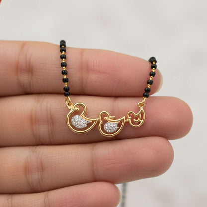 Golden Mini Ducks Theme Mangalsutra