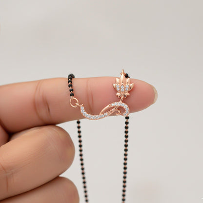 Rose Gold Floral Love Bond Mangalsutra