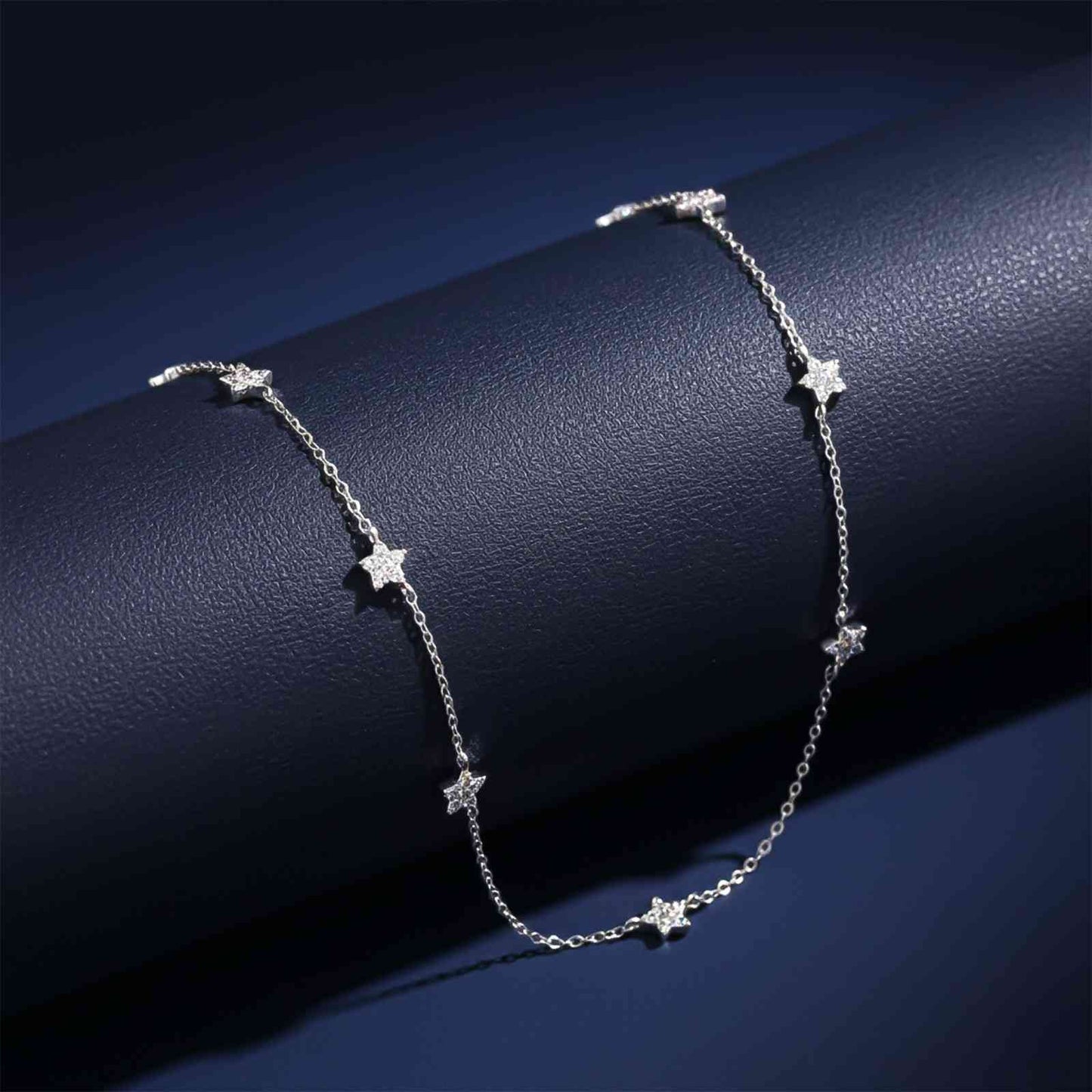 Silver Choker Star Minimalist Necklace