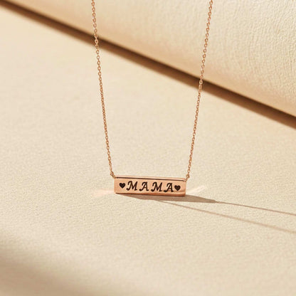 Rose Gold MAMA (Mom) Necklace For Mother's