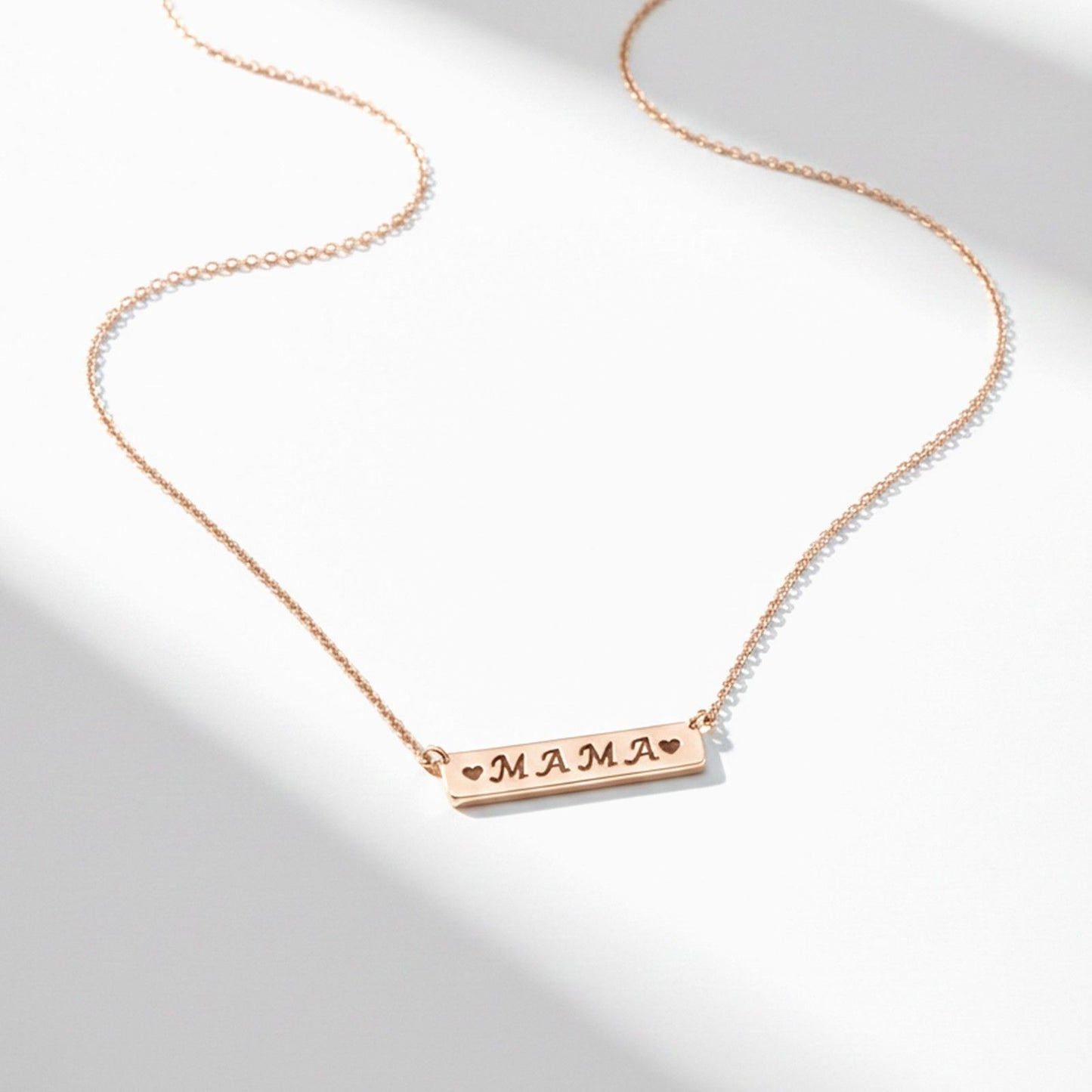 Rose Gold MAMA (Mom) Necklace For Mother's