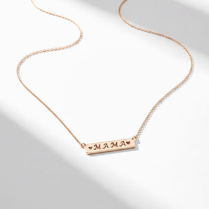 Rose Gold MAMA (Mom) Necklace For Mother's