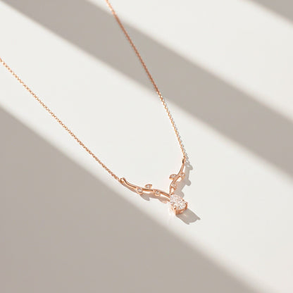 Rose Gold Italian Link Chain Necklace