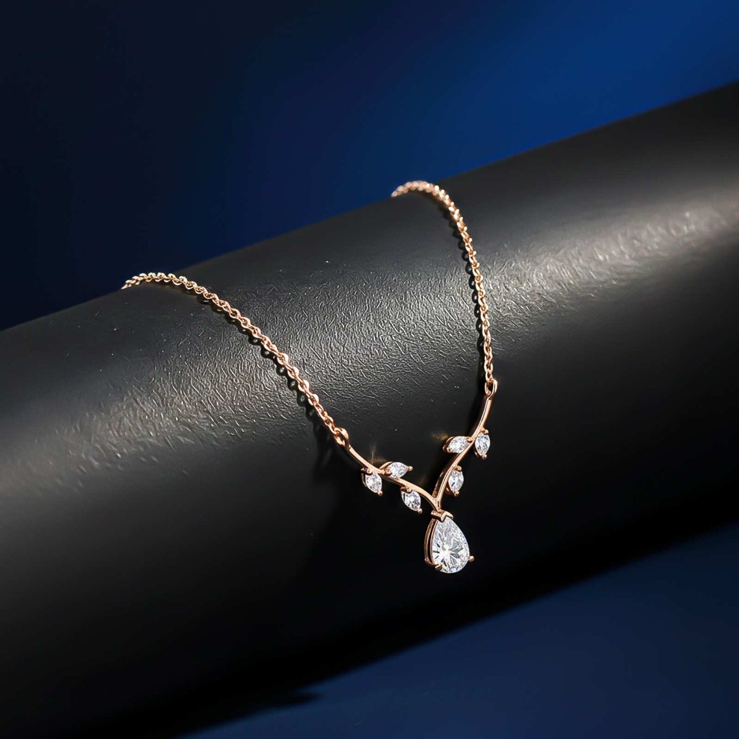 Rose Gold Italian Link Chain Necklace