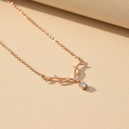 Silver Branch Spark Pendant Necklace