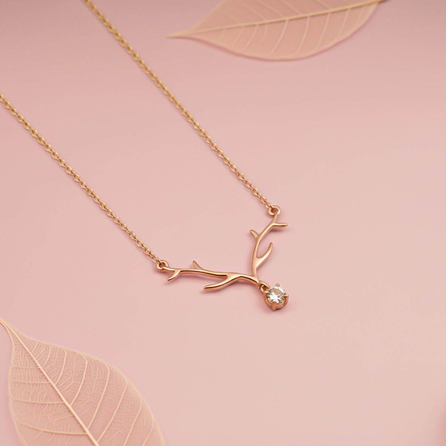Silver Branch Spark Pendant Necklace