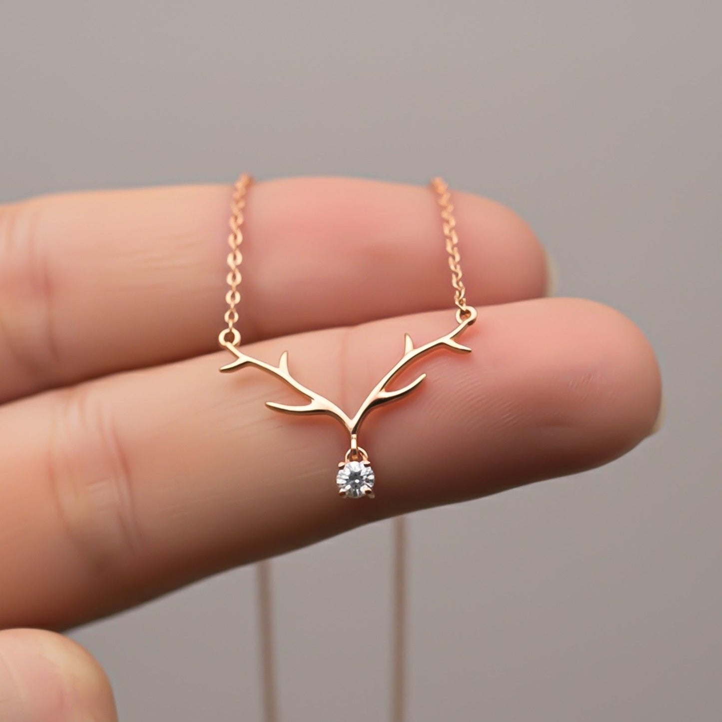 Silver Branch Spark Pendant Necklace