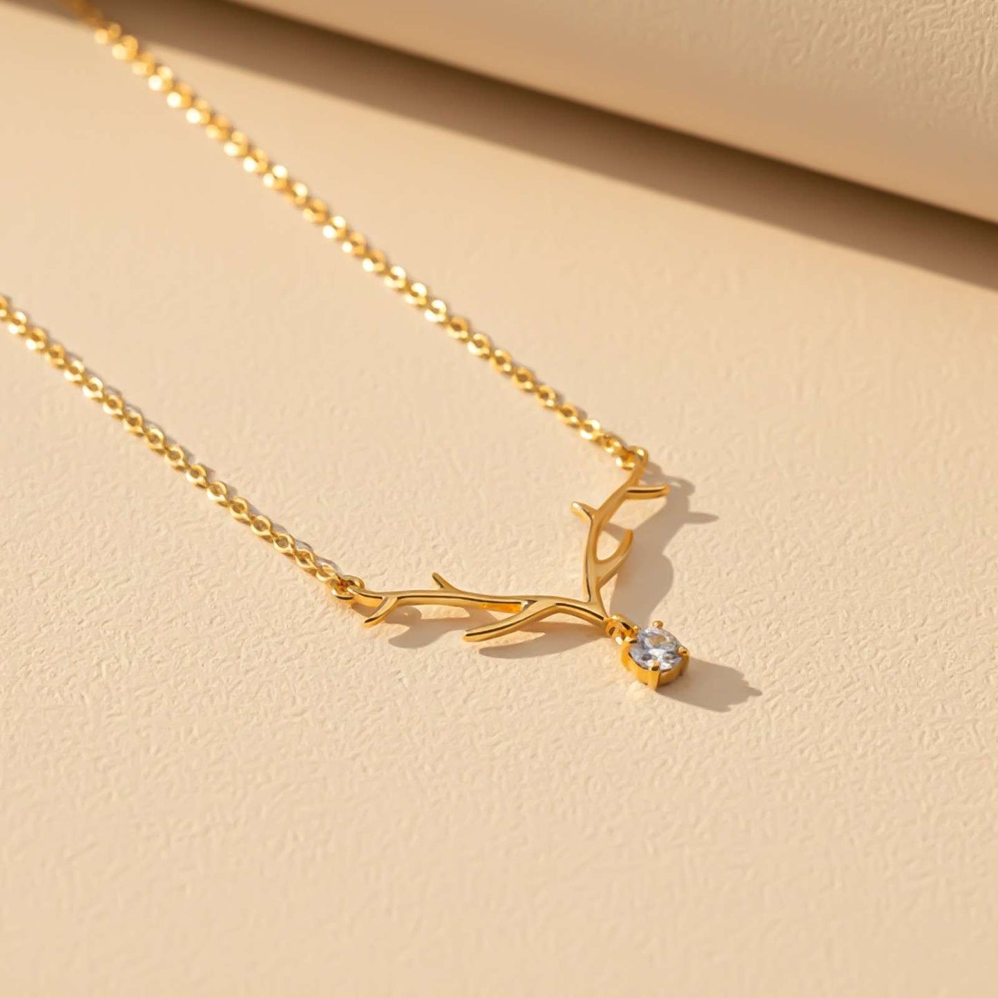 Silver Branch Spark Pendant Necklace