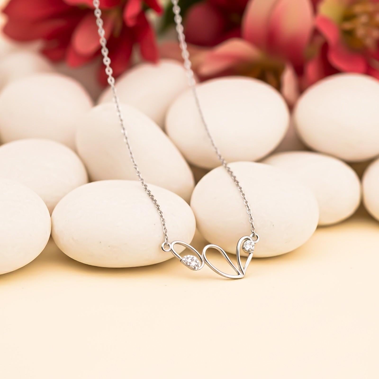Silver Infinity Romantic Sparkle Necklace