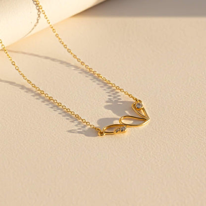 Silver Infinity Romantic Sparkle Necklace