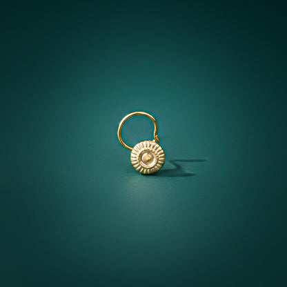 Golden Vintage Style Nose Stud
