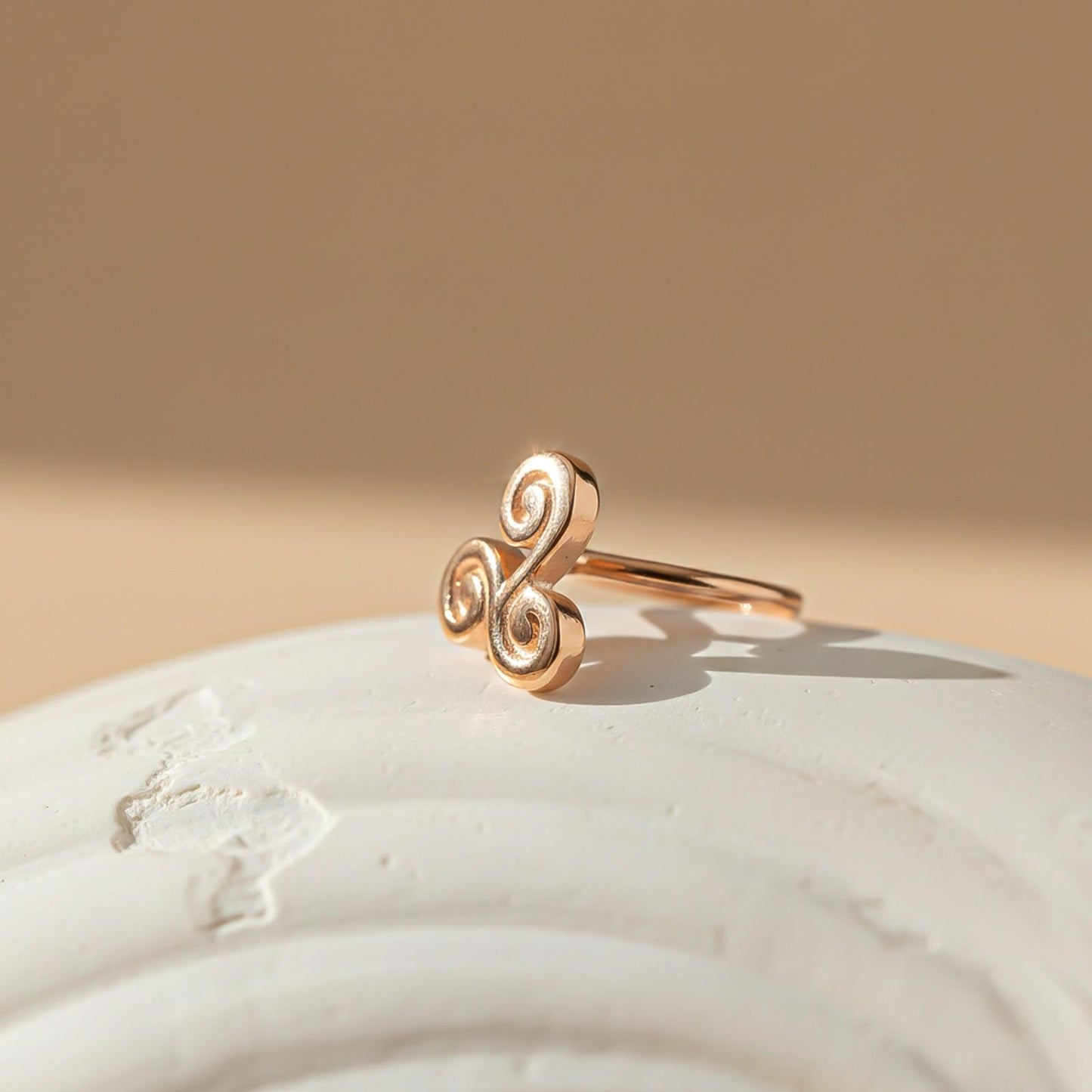 Triskelion Symbol Theme Nose Pin