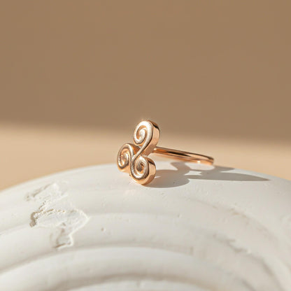 Triskelion Symbol Theme Nose Pin