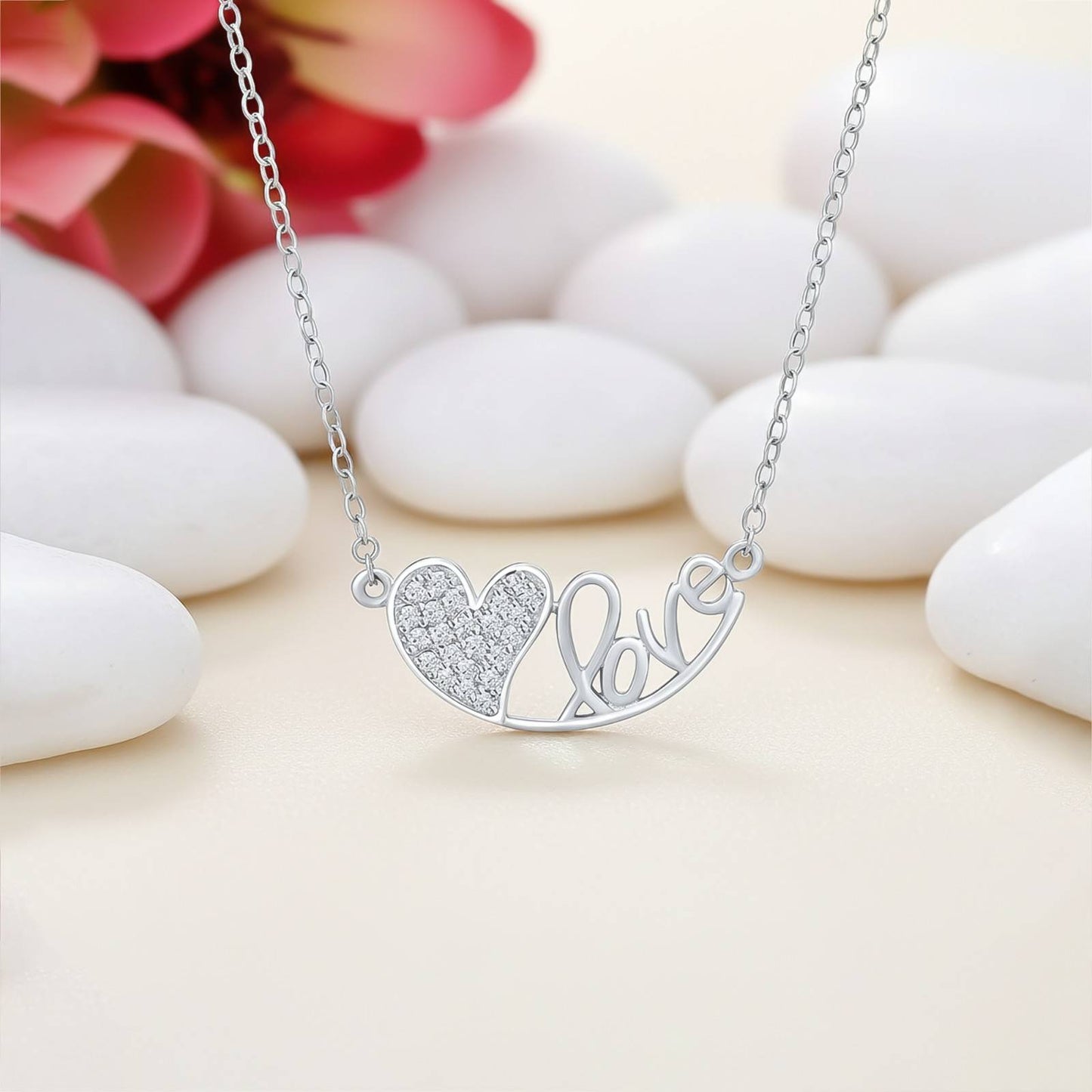 Silver Love Heart Pendant