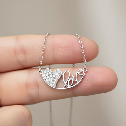 Silver Love Heart Pendant