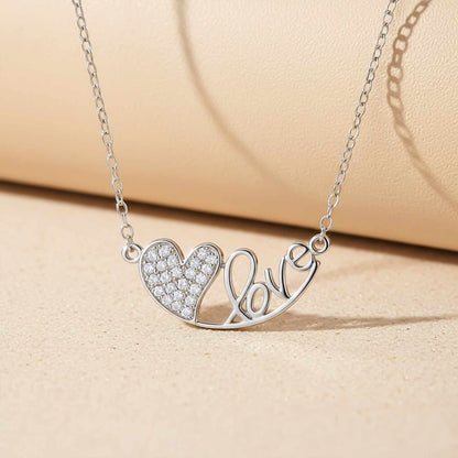 Silver Love Heart Pendant