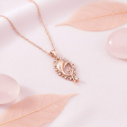 Golden Lord Ganesh Zircon Pendant