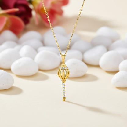 Golden Lord Hanuman Gada Pendant