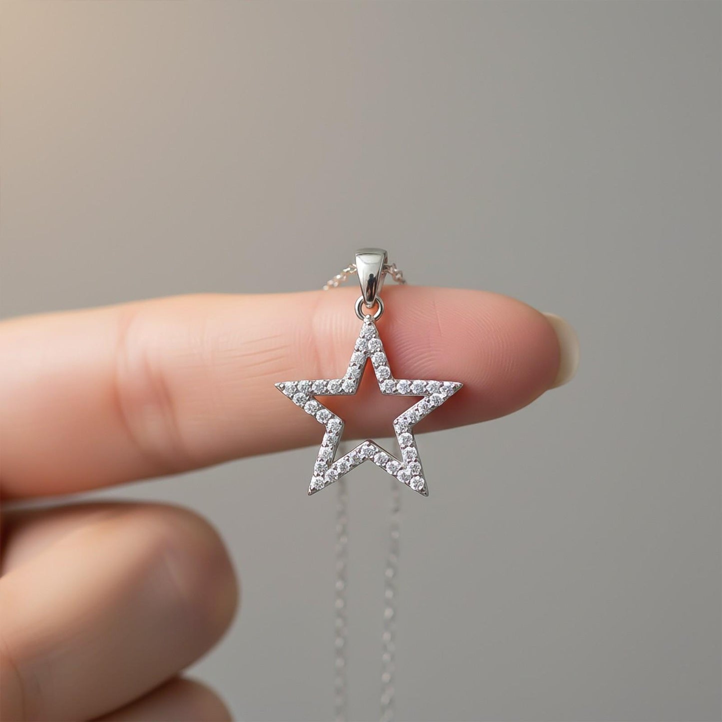 Sterling Silver Star Pendant