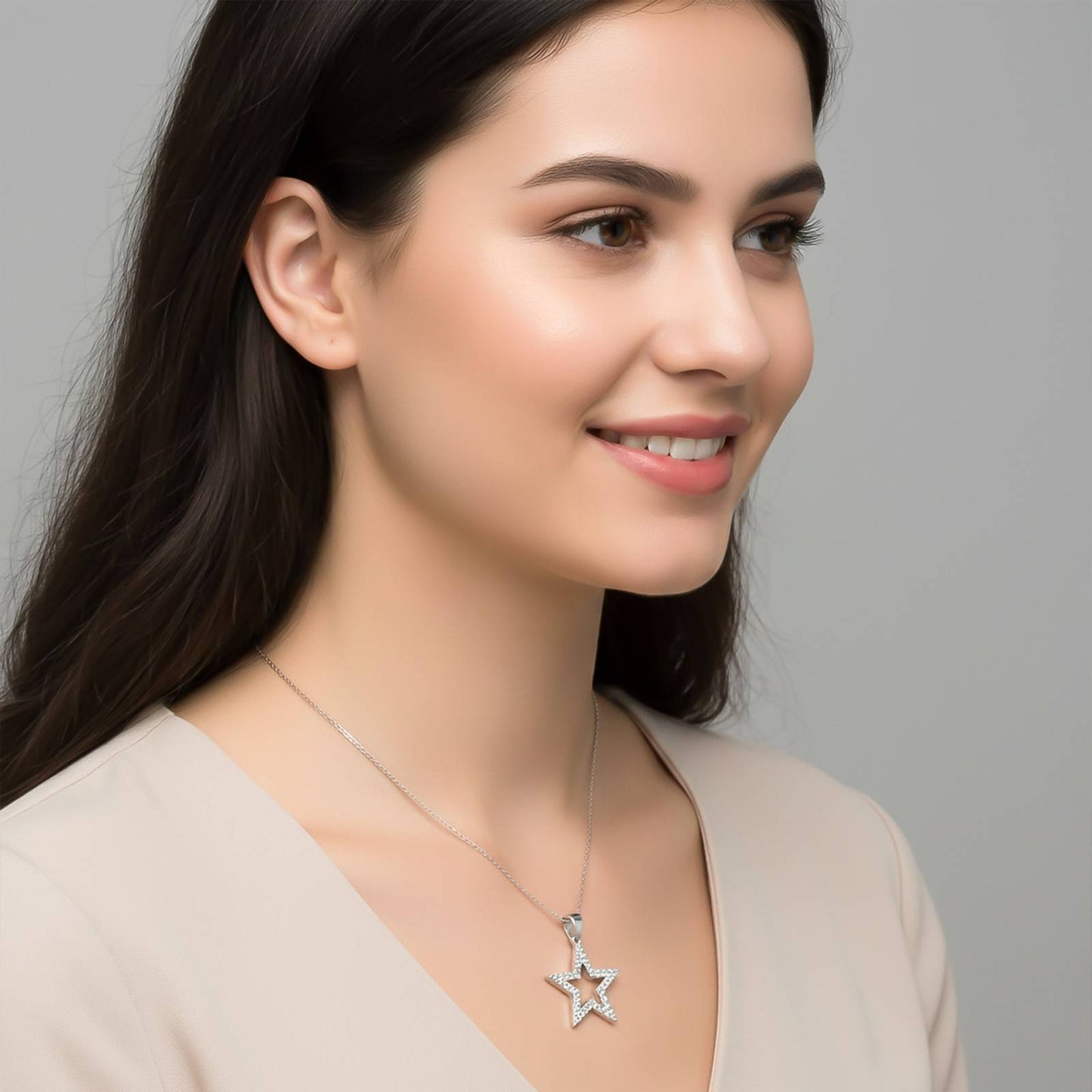 Sterling Silver Star Pendant