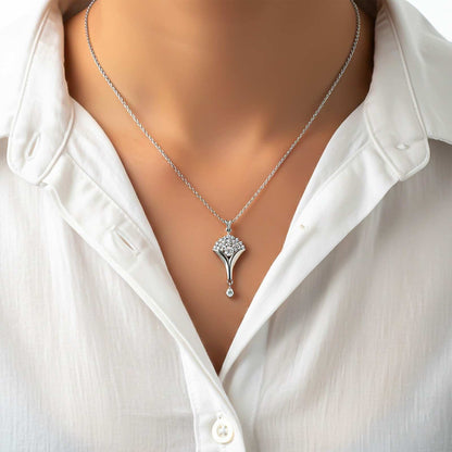 Silver Floral Bouquet Pendant