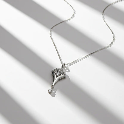 Silver Floral Bouquet Pendant