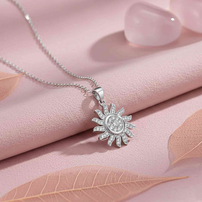 Silver Sterling Sun Shape Pendant