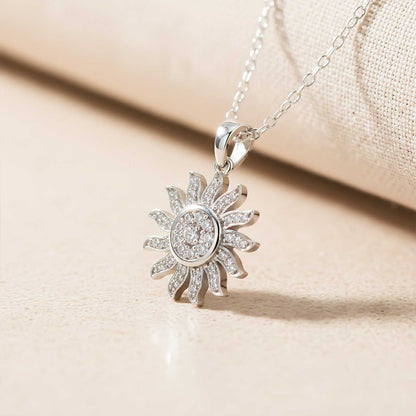 Silver Sterling Sun Shape Pendant