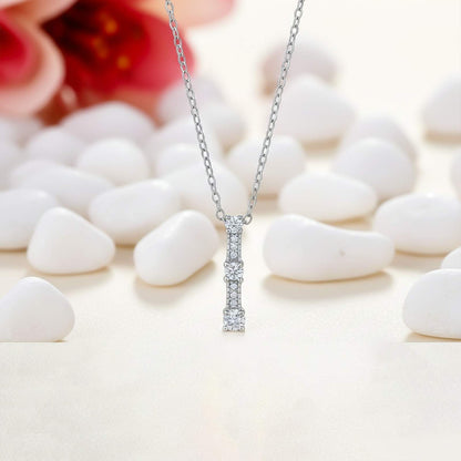 Sterling Silver CZ Aesthetic Cone Shaped Pendant